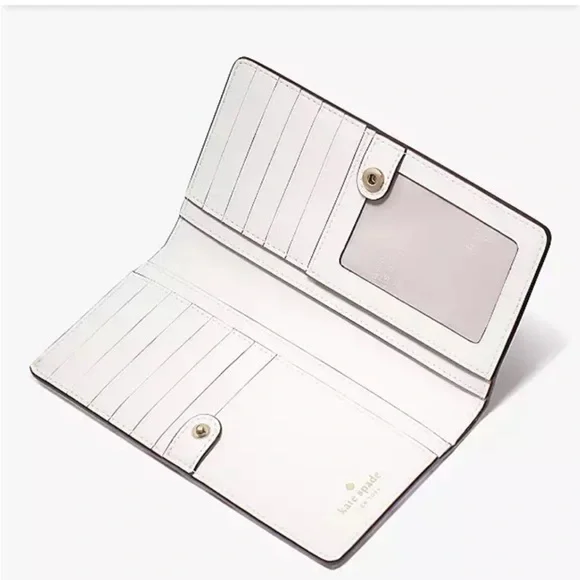 Kate Spade Rose Dana Large Slim Bifold Wallet - Picture 10 of 10